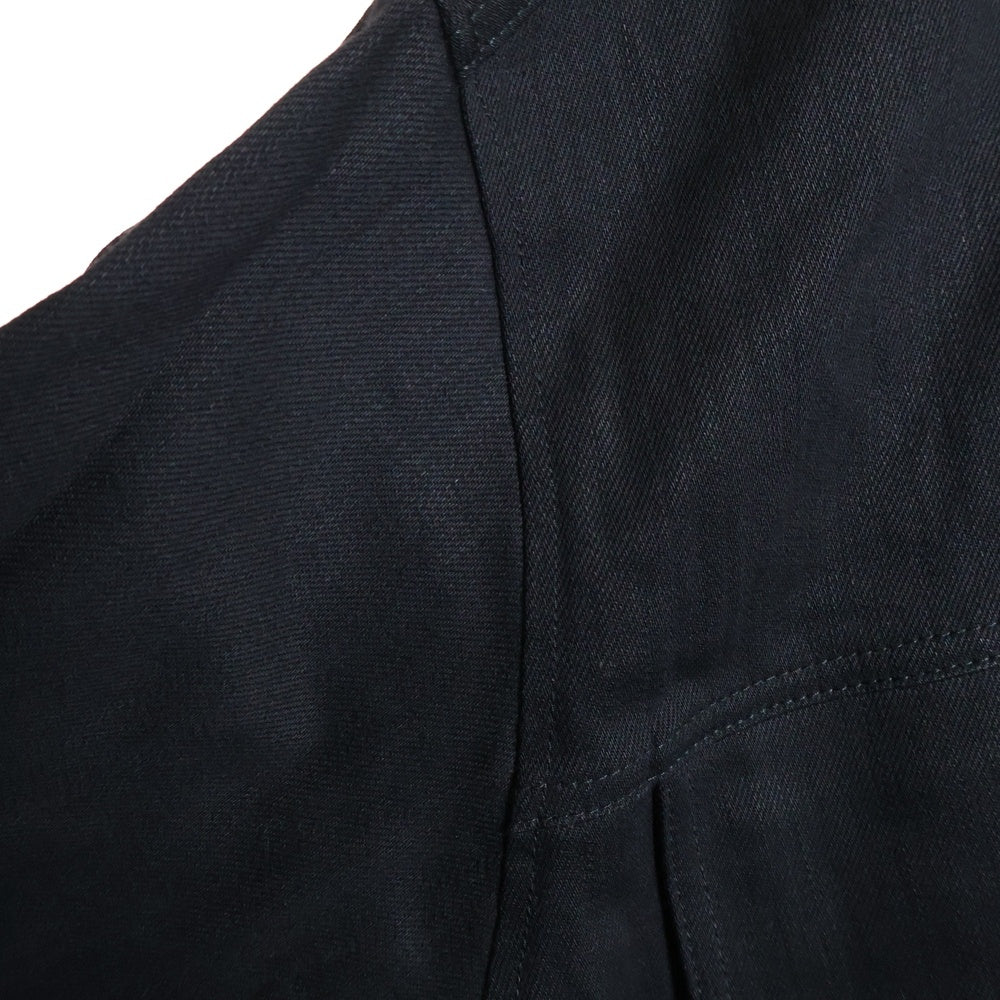 RAF SIMONS(ラフシモンズ) 21SS ARCHIVE REDUX グラフィックパッチオーバーサイズデニムシャツジャケット アーカイブレダックス ブラック A01-705-10133