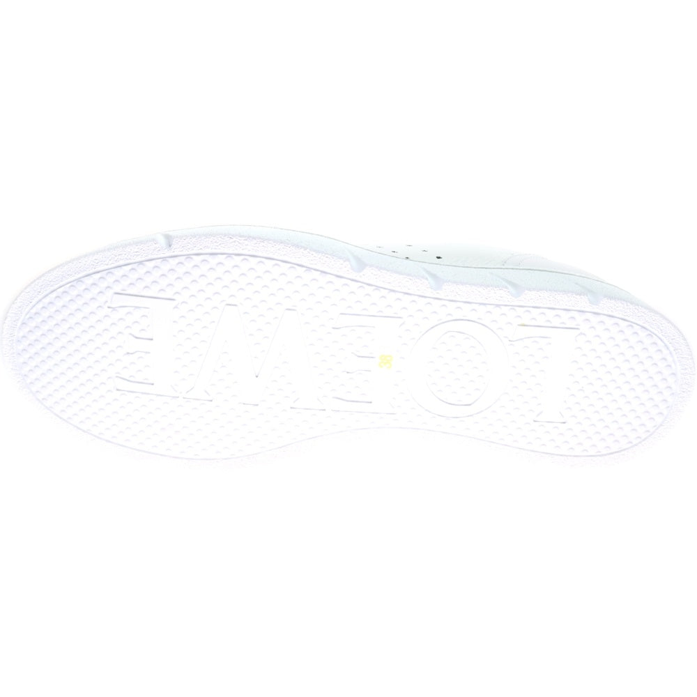 LOEWE(ロエベ) アナグラム レザー ローカットスニーカー 592403 ホワイト レディース