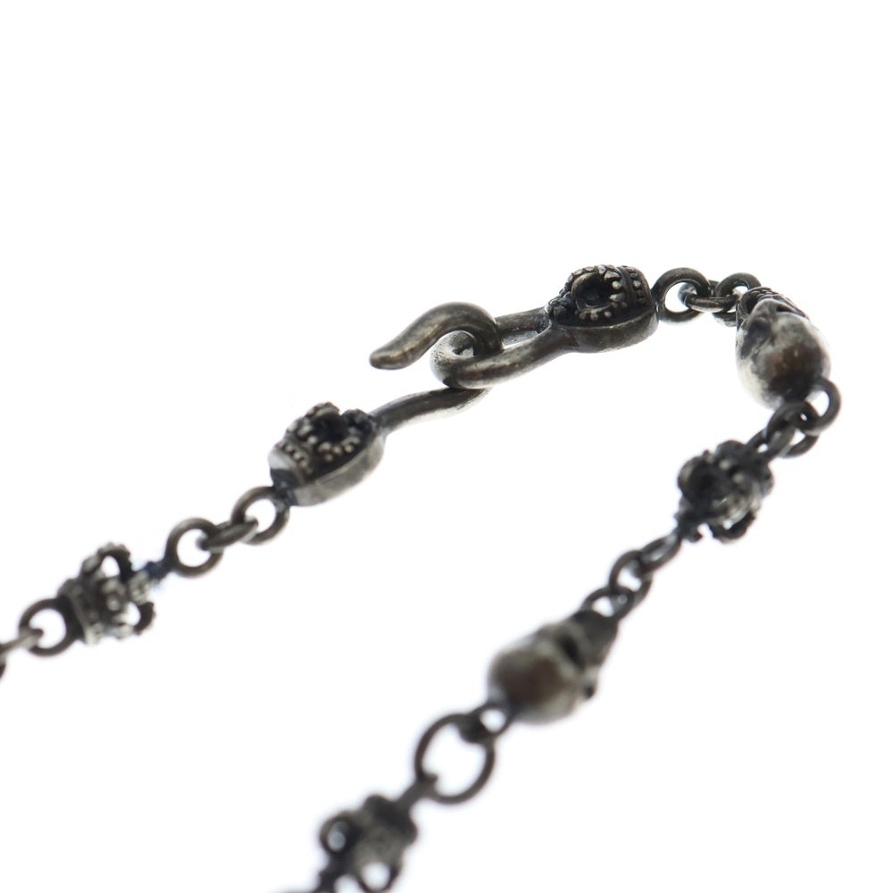 Justin Davis(ジャスティンデイヴィス) クラウングローリー ペンダント クラウン スカル チェーンネックレス シルバー