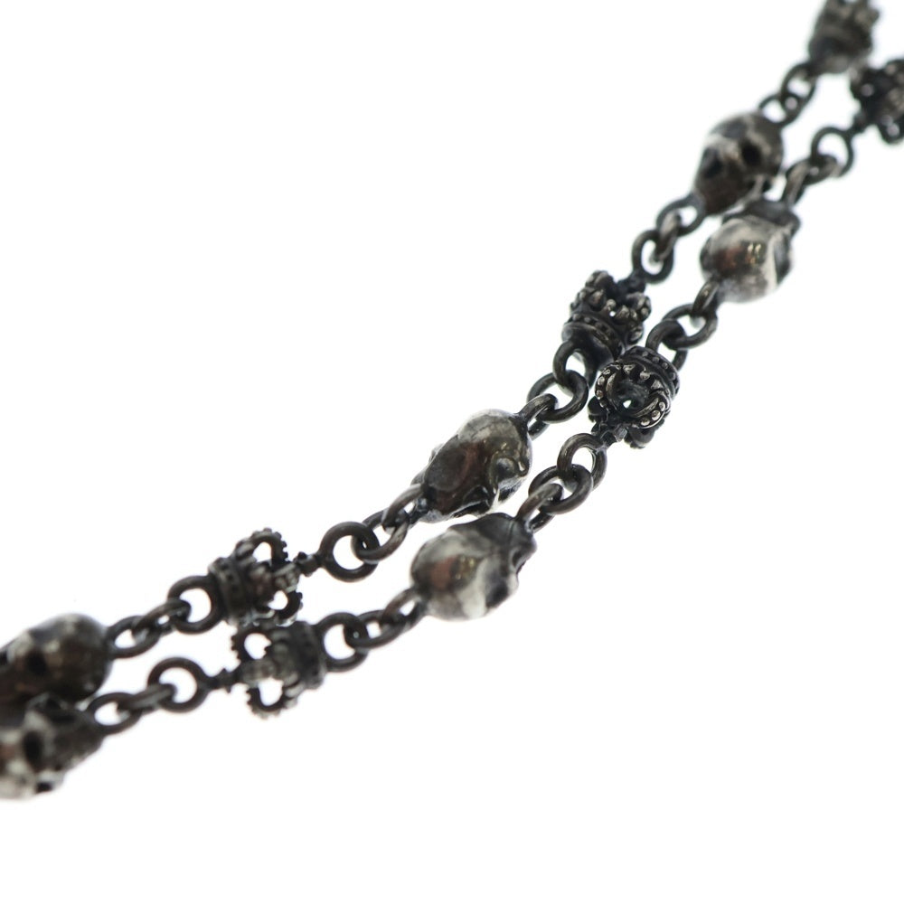 Justin Davis(ジャスティンデイヴィス) クラウングローリー ペンダント クラウン スカル チェーンネックレス シルバー