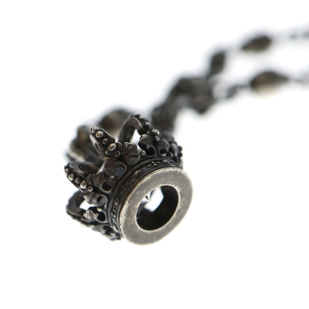 Justin Davis(ジャスティンデイヴィス) クラウングローリー ペンダント クラウン スカル チェーンネックレス シルバー