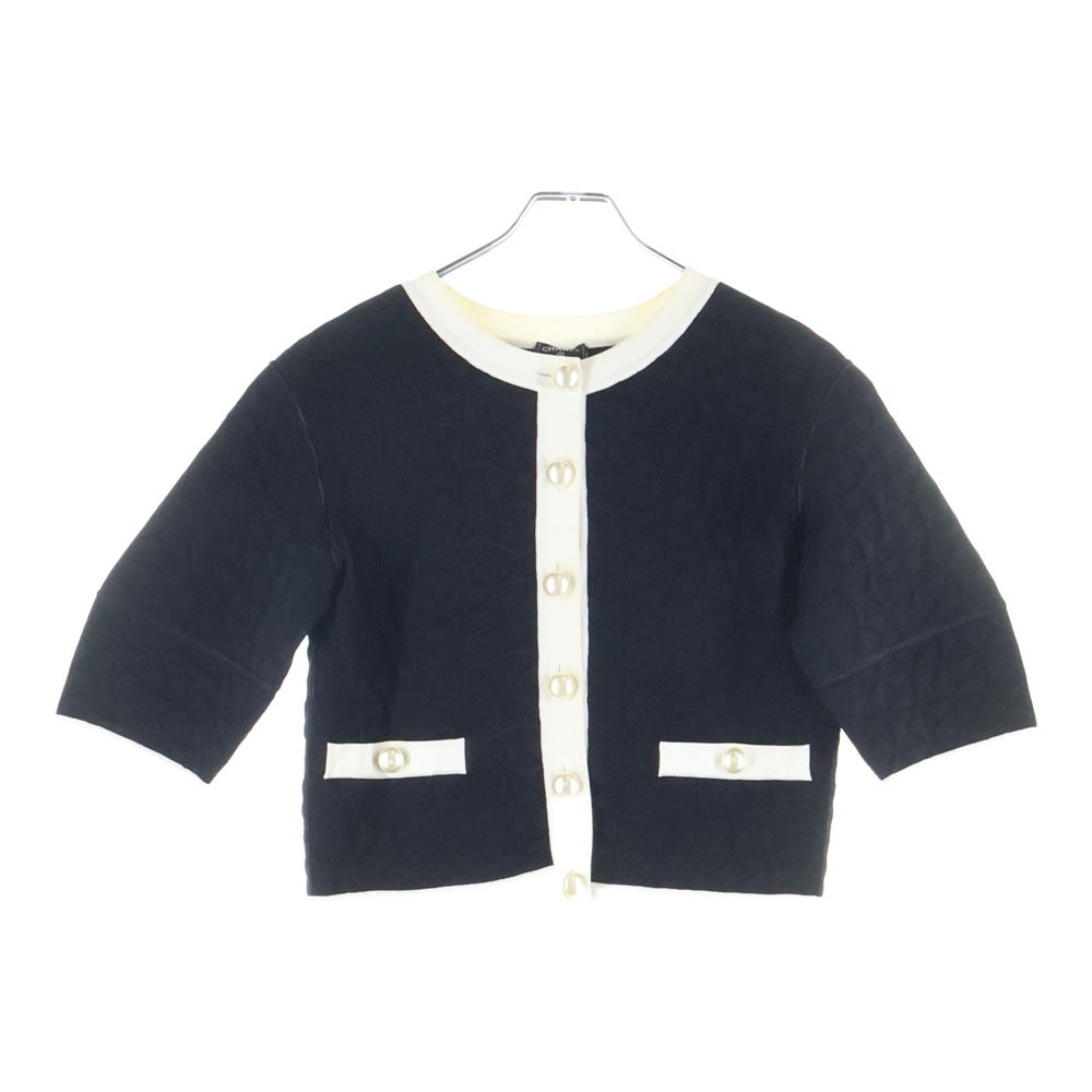 CHANEL(シャネル) ココマークパールボタン マルチビスコース ジャケット ブラック