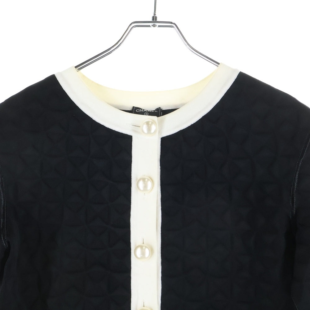 CHANEL(シャネル) ココマークパールボタン マルチビスコース ジャケット ブラック