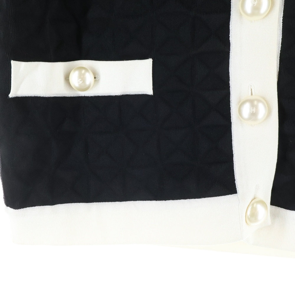 CHANEL(シャネル) ココマークパールボタン マルチビスコース ジャケット ブラック