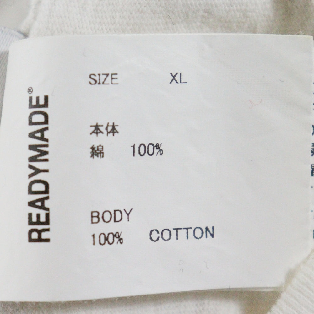 READY MADE(レディメイド) 24SS RE-CO-WH-00-00-275 ハートロゴプリントTシャツ ホワイト