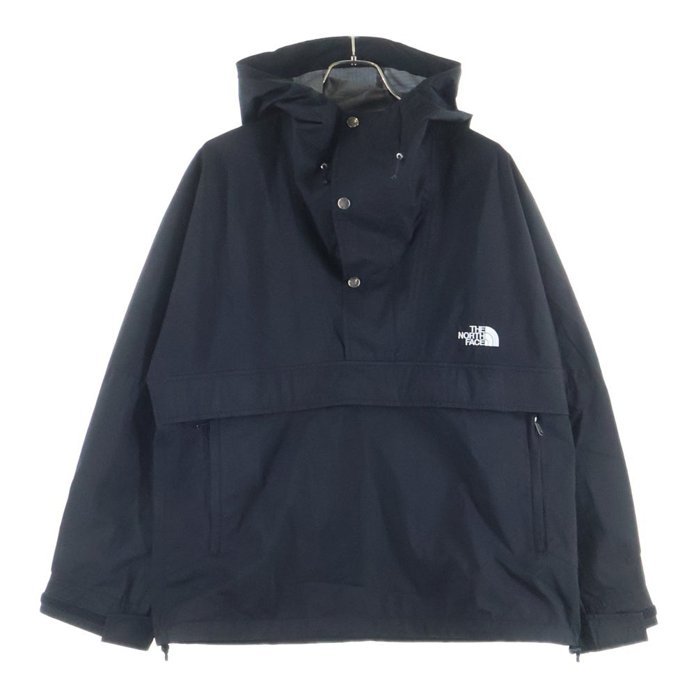 THE NORTH FACE(ザノースフェイス) WINDJAMMER ロゴ刺繍 ウィンドジャマージャケット ブラック NP12036