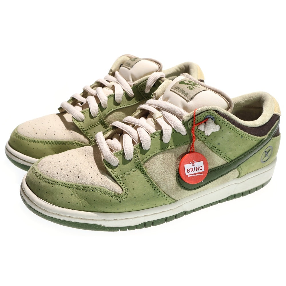 NIKE(ナイキ) ×Yuto Horigome Nike SB Dunk Low Matcha ダンク ロー 抹茶 ローカットスニーカー グリーン HF8022 300 US9/27cm