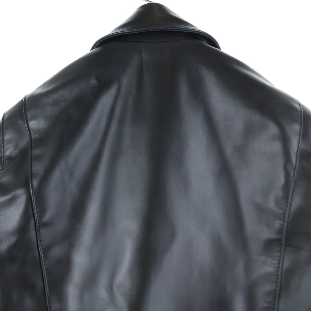Lewis Leathers(ルイスレザー) CYCLONE Regular FIT サイクロン レギュラーフィット ホースハイド ダブルライダース レザージャケット ブラック/ギンガムチェック