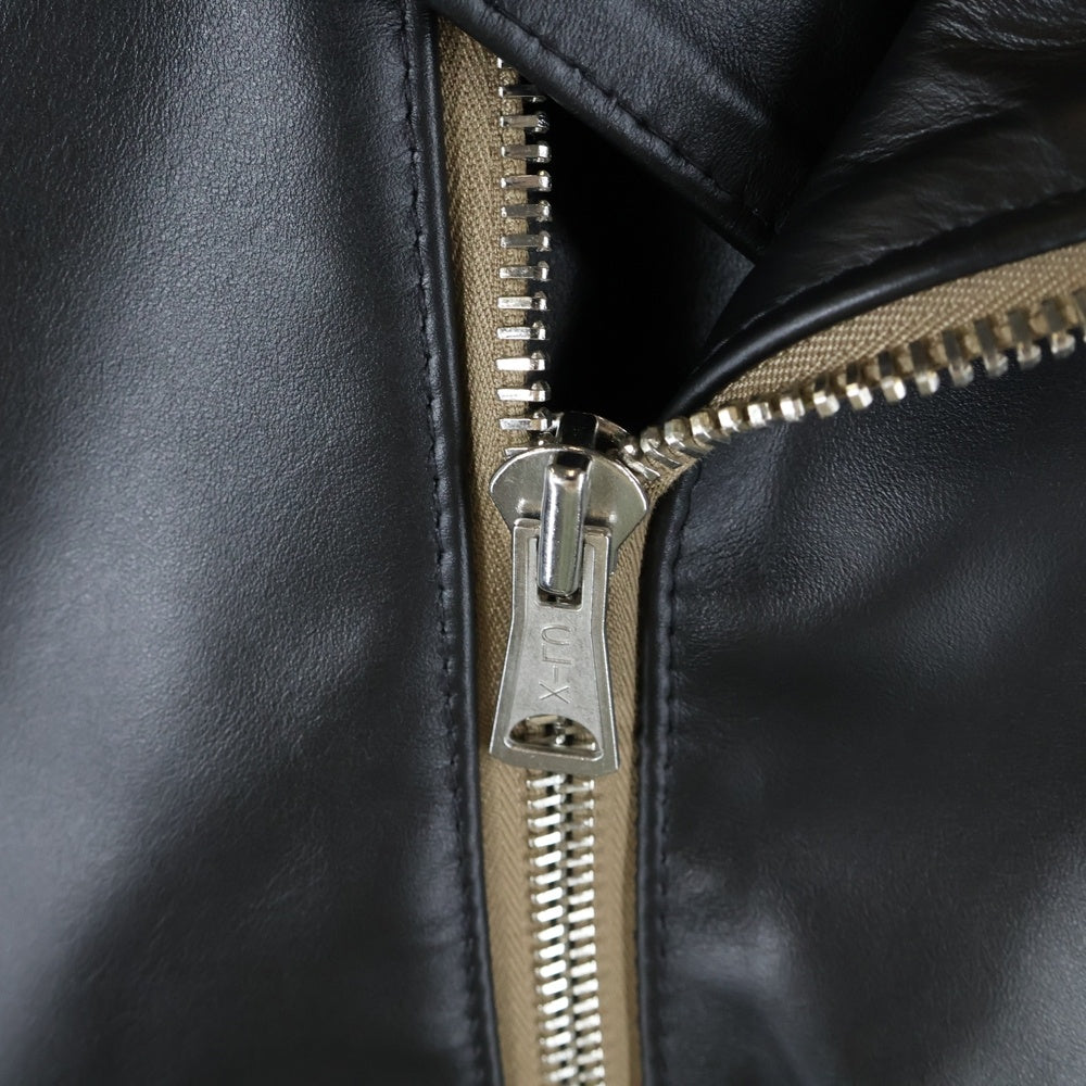 Lewis Leathers(ルイスレザー) CYCLONE Regular FIT サイクロン レギュラーフィット ホースハイド ダブルライダース レザージャケット ブラック/ギンガムチェック