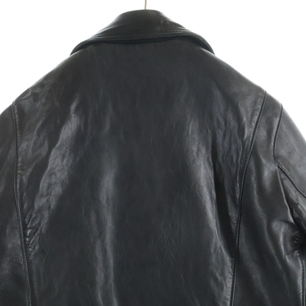 Lewis Leathers(ルイスレザー) 441T CYCLONE TIGHT FIT サイクロン タイトフィット シープスキン ダブルライダース レザージャケット ブラック