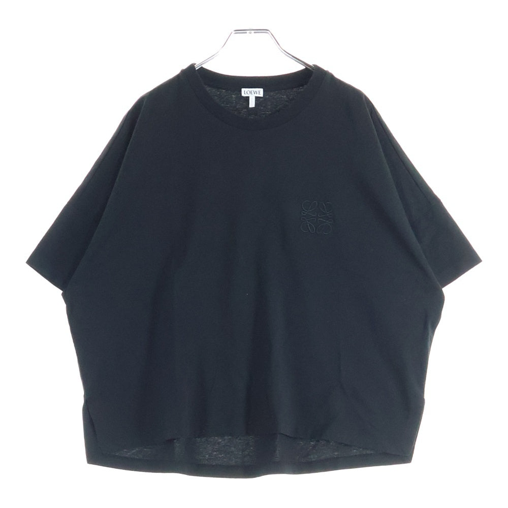 LOEWE(ロエベ) アナグラム ショートオーバーサイズ Tシャツ ブラック