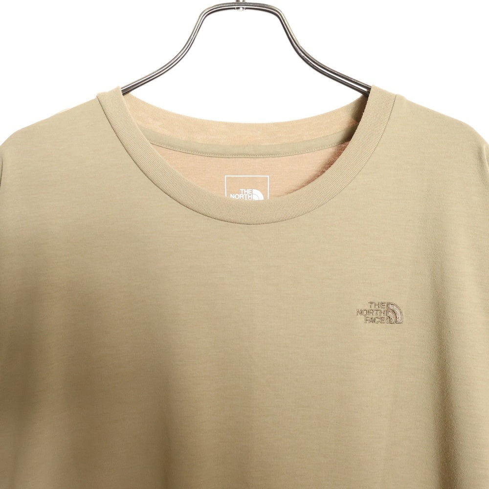 THE NORTH FACE(ザノースフェイス) ロゴプリント 半袖ワンピースTシャツ カーキ