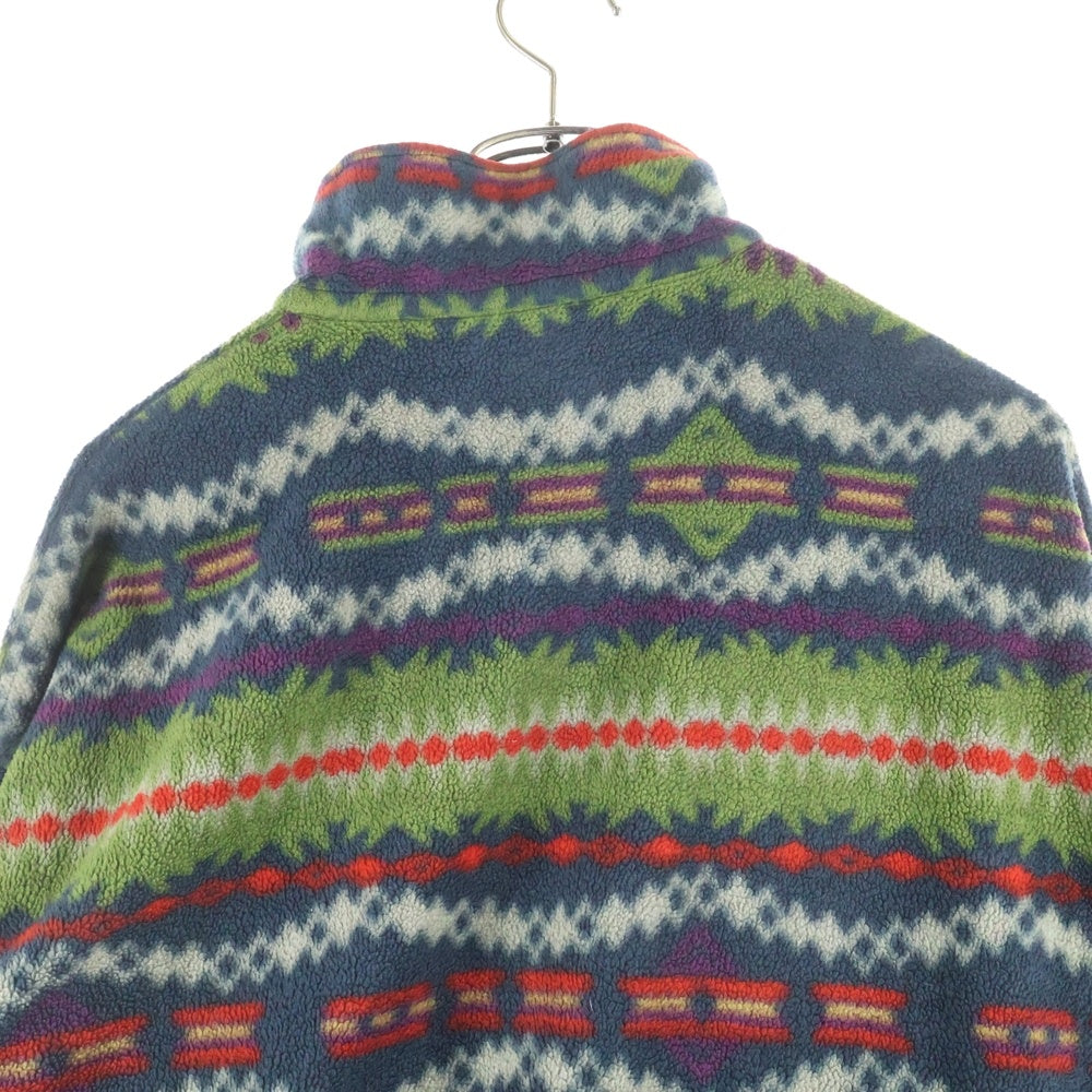 PATAGONIA(パタゴニア) 90s USA製 雪無し サカジャウィア フリース シンチラ スナップT マルチカラー