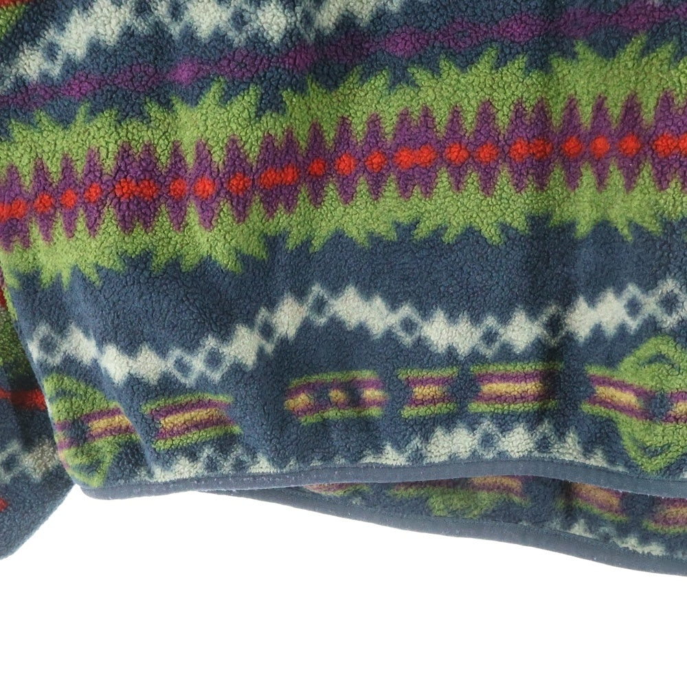 PATAGONIA(パタゴニア) 90s USA製 雪無し サカジャウィア フリース シンチラ スナップT マルチカラー