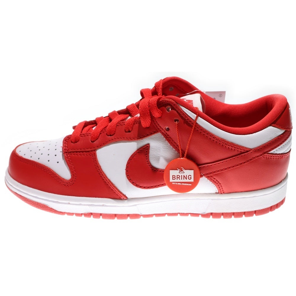 NIKE(ナイキ) DUNK LOW SP ST Johns White University Red ダンク セントジョーンズ ローカットスニーカー US8/26cm レッド/ホワイト CU1727-100