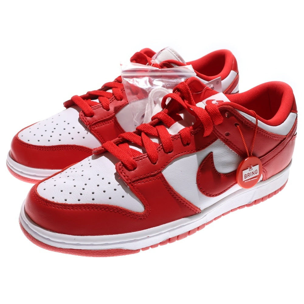 NIKE(ナイキ) DUNK LOW SP ST Johns White University Red ダンク セントジョーンズ ローカットスニーカー US8/26cm レッド/ホワイト CU1727-100