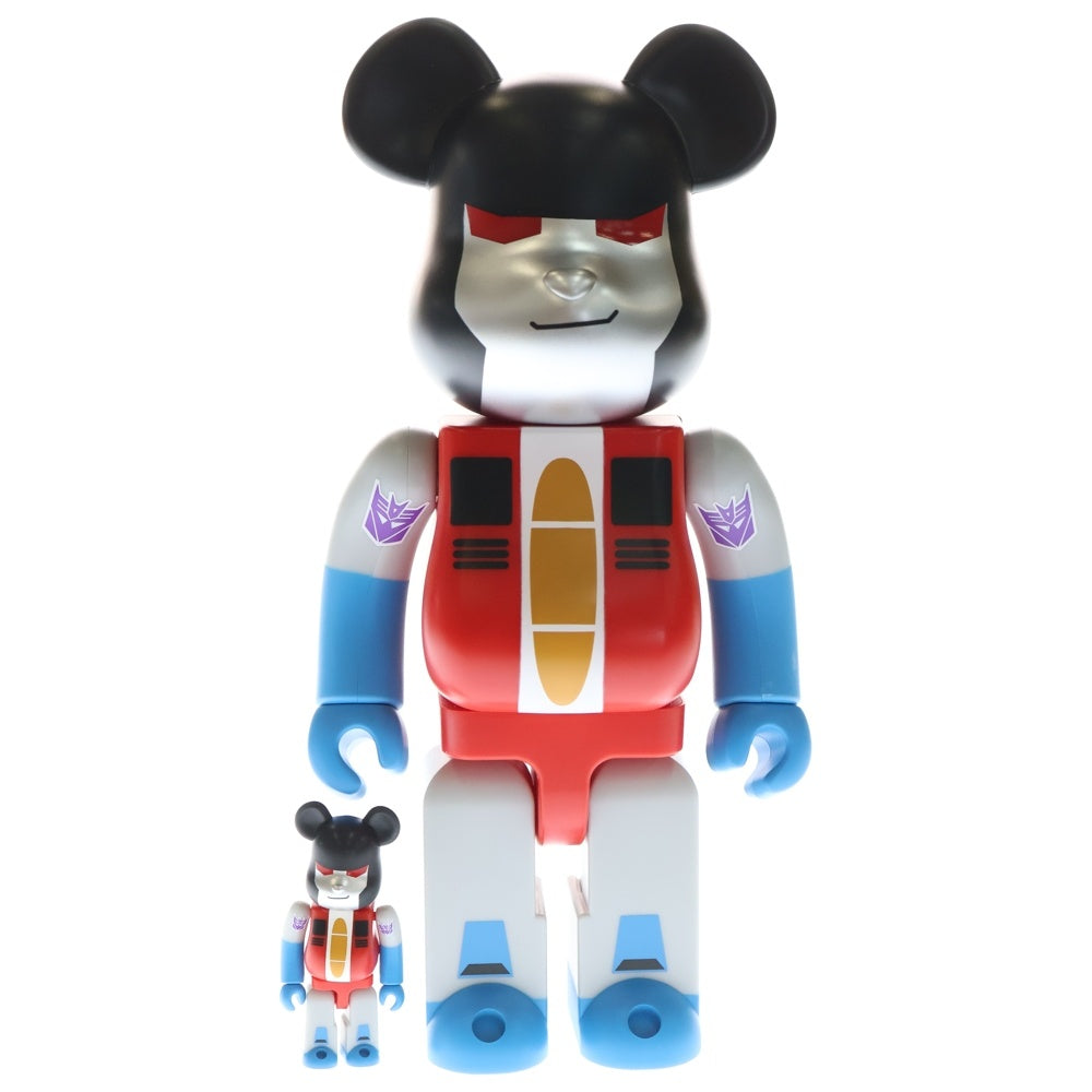 BE@RBRICK(ベアブリック) TRANSFORMERS STARSCREAM 400% トランスフォーマー スタースクリーム ベアブリック フィギュア