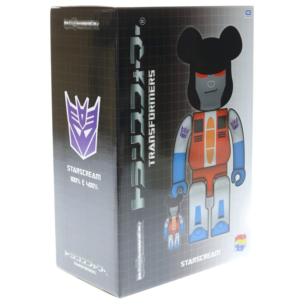 BE@RBRICK(ベアブリック) TRANSFORMERS STARSCREAM 400% トランスフォーマー スタースクリーム ベアブリック フィギュア