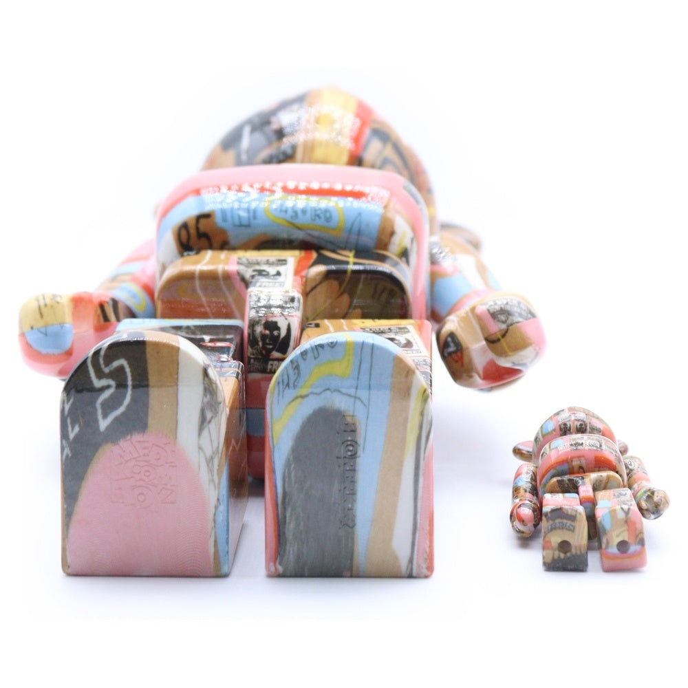 BE@RBRICK(ベアブリック) Andy Warhol × JEAN-MICHEL BASQUIAT #2 400% ベアブリック 人形 マルチ