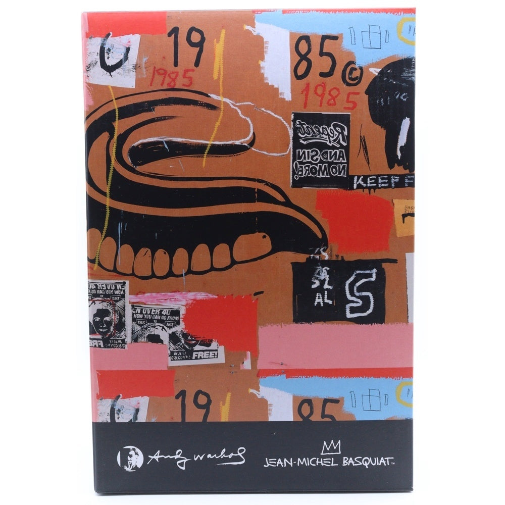 BE@RBRICK(ベアブリック) Andy Warhol × JEAN-MICHEL BASQUIAT #2 400% ベアブリック 人形 マルチ