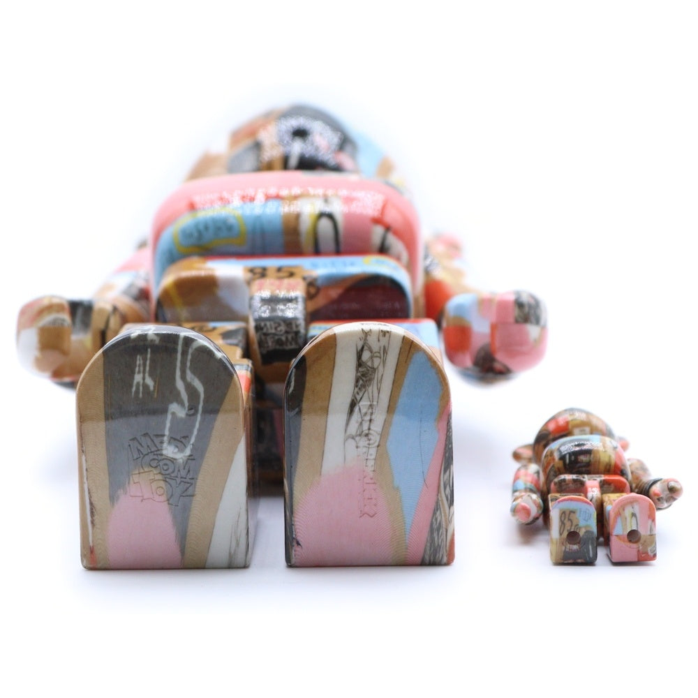 BE@RBRICK(ベアブリック) Andy Warhol × JEAN-MICHEL BASQUIAT #2 400% ベアブリック 人形 マルチ