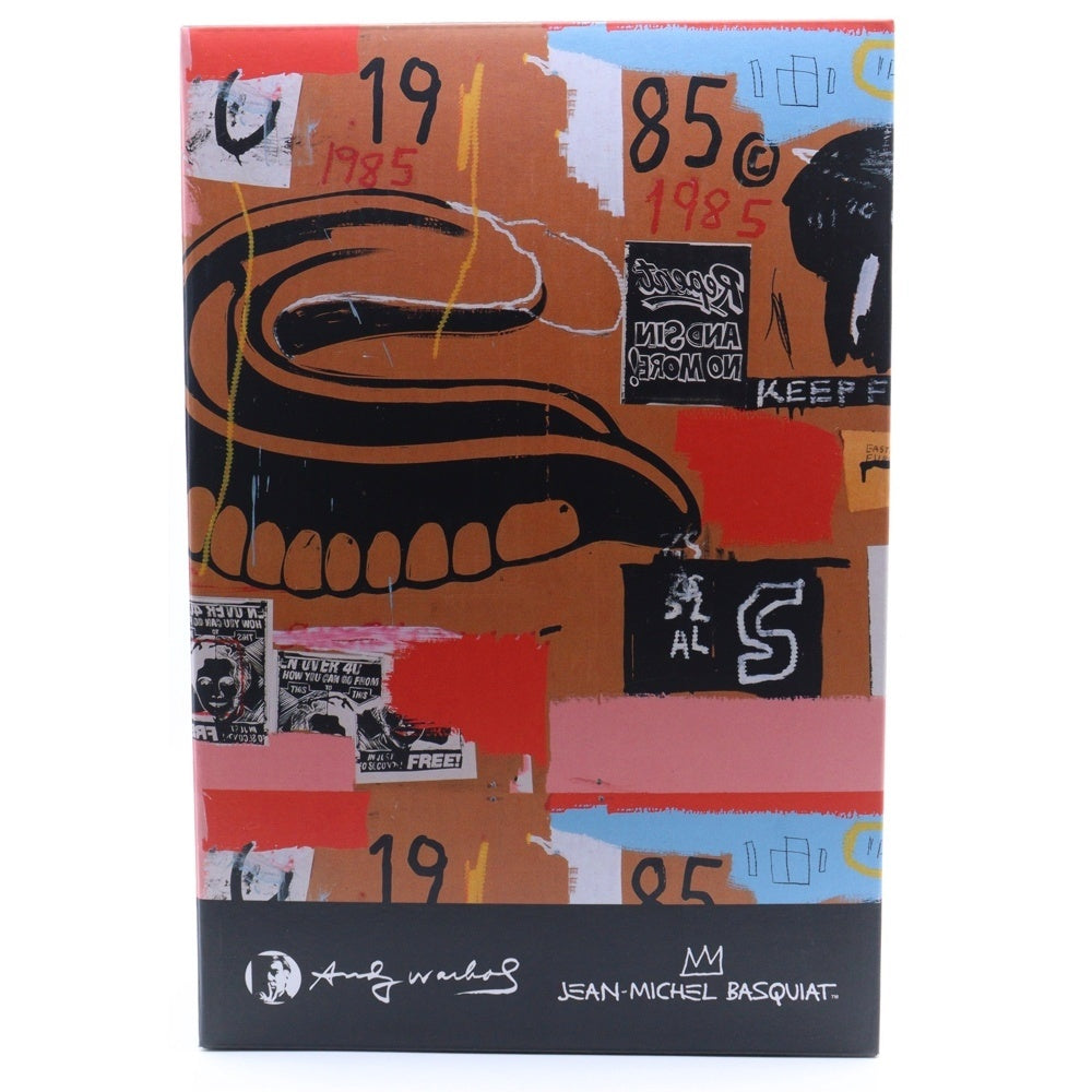 BE@RBRICK(ベアブリック) Andy Warhol × JEAN-MICHEL BASQUIAT #2 400% ベアブリック 人形 マルチ
