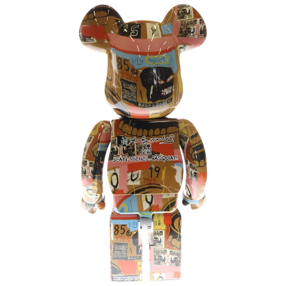 BE@RBRICK(ベアブリック) Andy Warhol × JEAN-MICHEL BASQUIAT #2 1000% ベアブリック 人形 マルチ