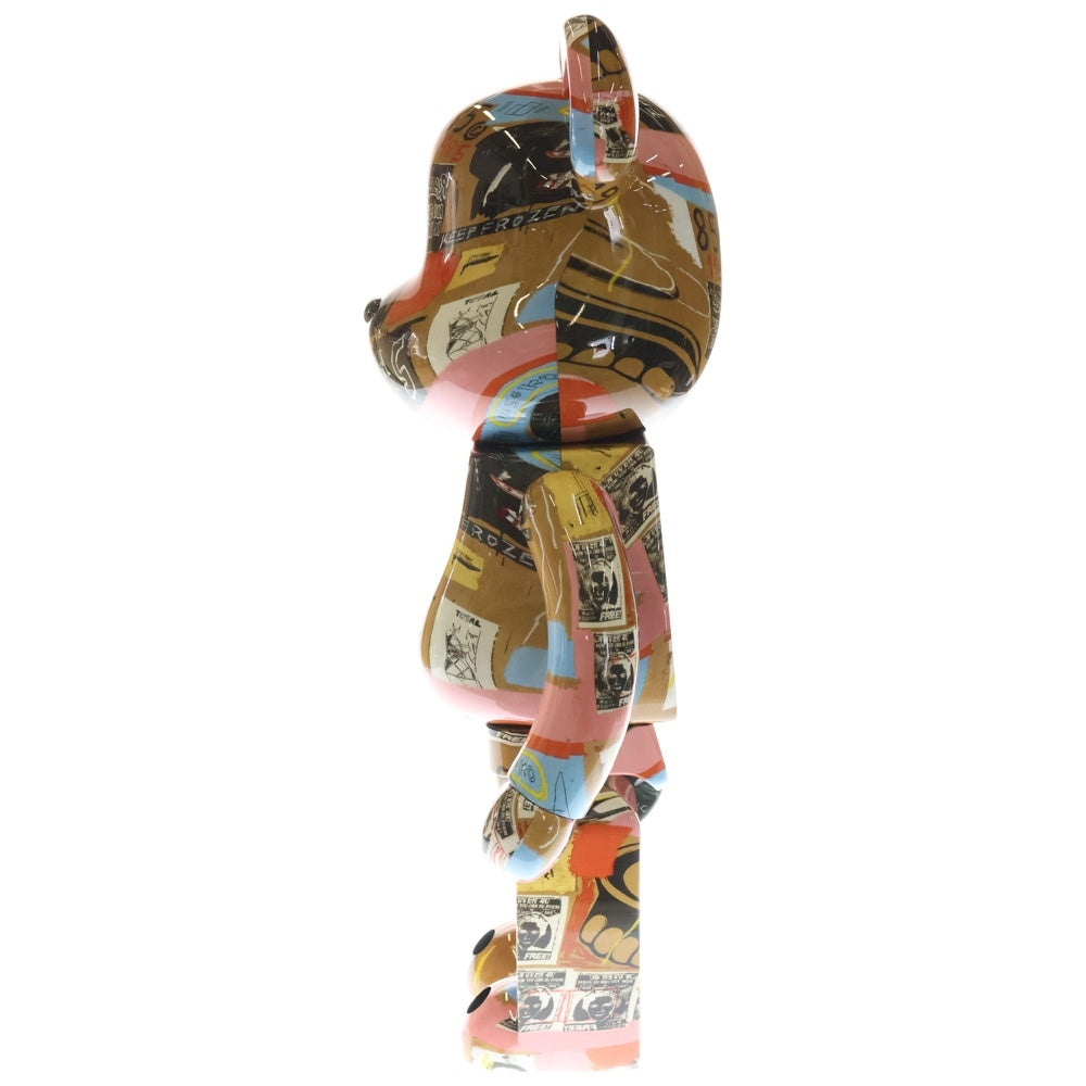 BE@RBRICK(ベアブリック) Andy Warhol × JEAN-MICHEL BASQUIAT #2 1000% ベアブリック 人形 マルチ