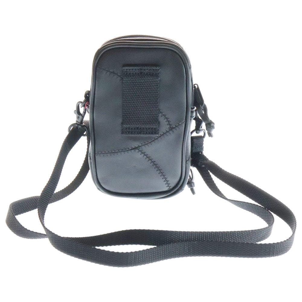 SUPREME(シュプリーム) 19AW Patchwork Leather Shoulder Bag パッチワーク レザー ショルダーバッグ ブラック レディース