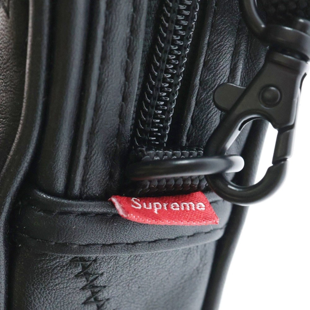 SUPREME(シュプリーム) 19AW Patchwork Leather Shoulder Bag パッチワーク レザー ショルダーバッグ ブラック レディース