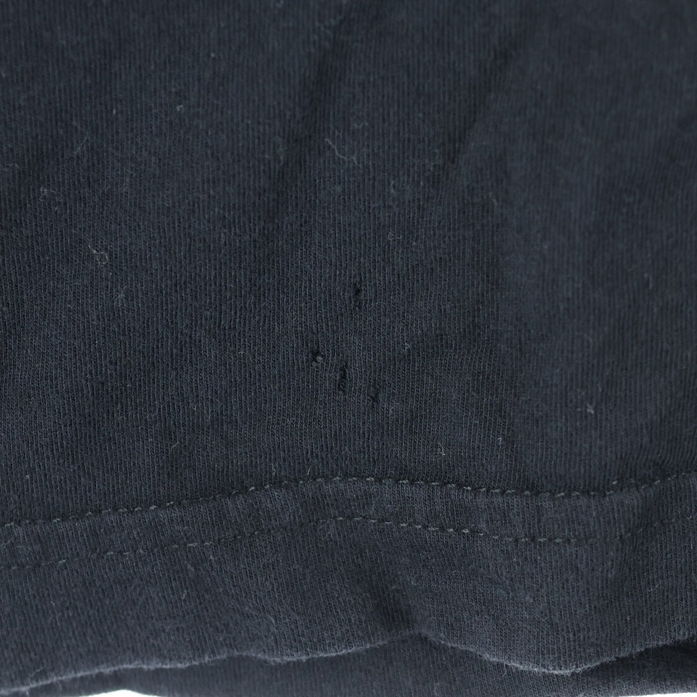 CHROME HEARTS(クロムハーツ) CH LS NECK LOGO ネックロゴプリント 袖ロゴ 長袖Tシャツ ロングスリーブカットソー ブラック