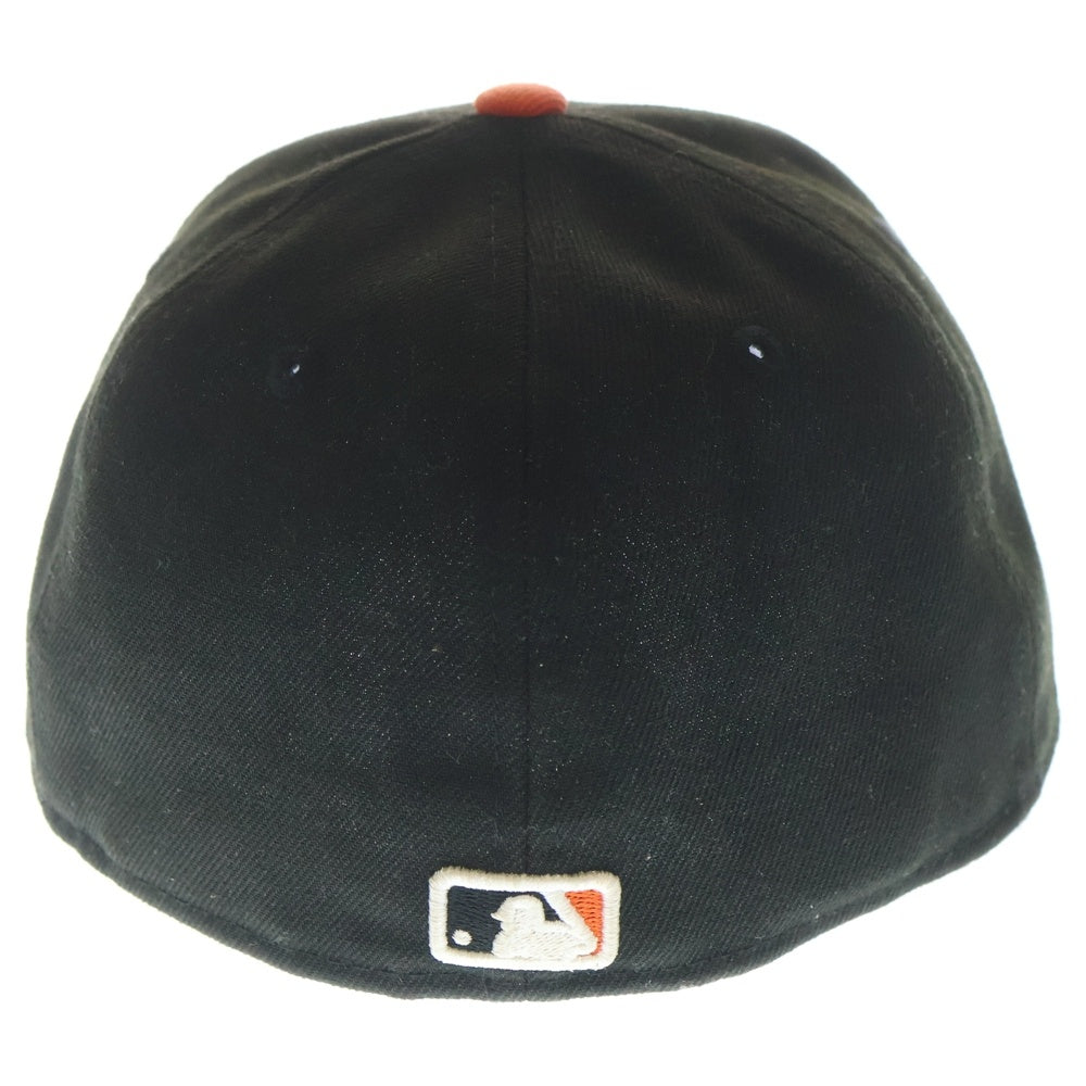 NEW ERA(ニューエラ) 59FIFTY サンフランシスコ ジャイアンツ 6パネルベースボールキャップ 帽子 ブラック