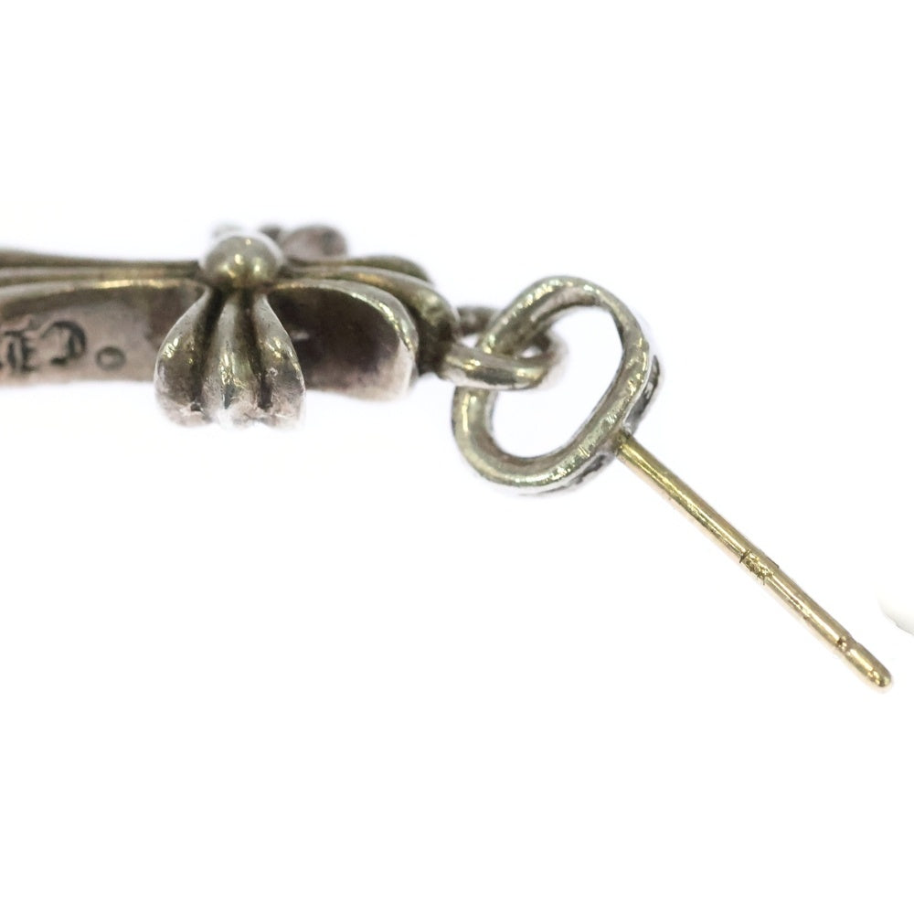 CHROME HEARTS(クロムハーツ) BBY F PPRCHN ベイビーファットクロス ドロップピアス シルバー BCA090