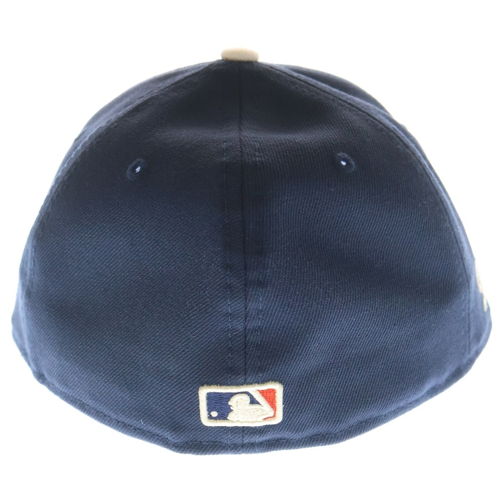 NEW ERA(ニューエラ) LA Dodgers City Connect Seris 59FIFTY LOW PROFILE CONTOURED CROWN CURVED VISOR ベースボールキャップ 帽子 ネイビー