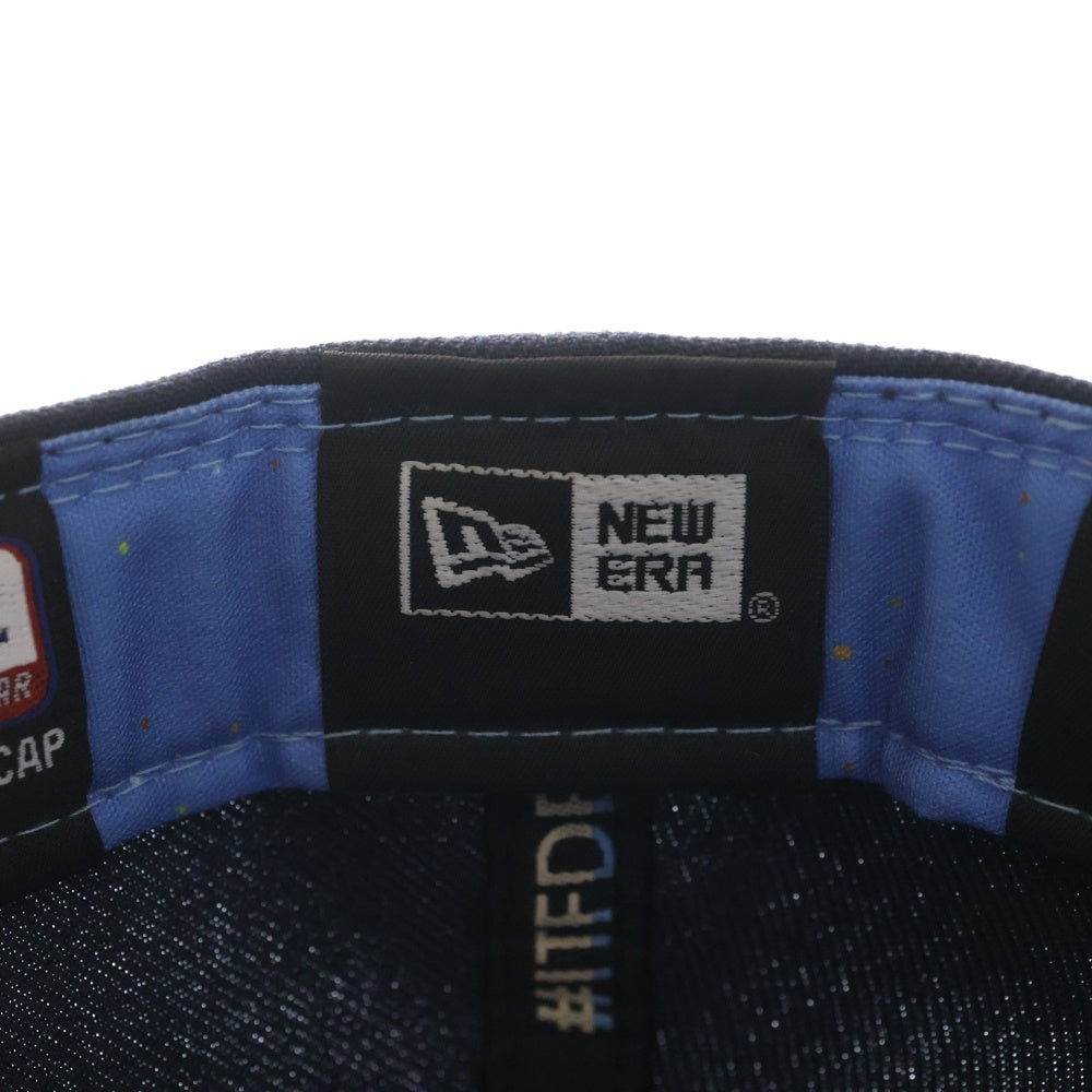 NEW ERA(ニューエラ) LA Dodgers City Connect Seris 59FIFTY LOW PROFILE CONTOURED CROWN CURVED VISOR ベースボールキャップ 帽子 ネイビー