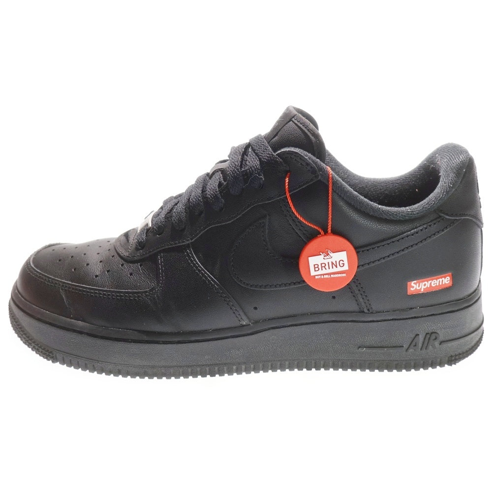 SUPREME(シュプリーム) AIR FORCE 1 LOW エアフォース1 ローカットスニーカー ブラック US9/27cm CU9225-001