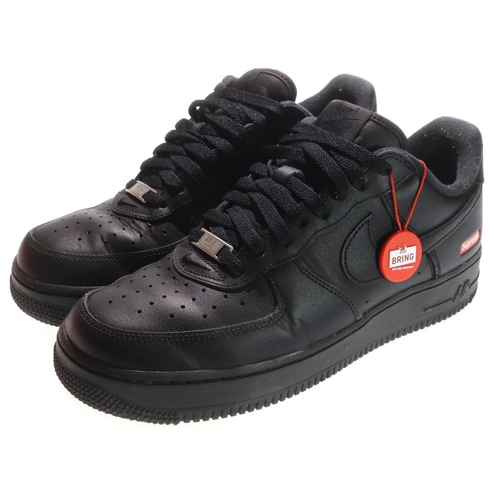 SUPREME(シュプリーム) AIR FORCE 1 LOW エアフォース1 ローカットスニーカー ブラック US9/27cm CU9225-001