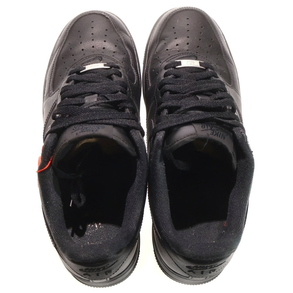SUPREME(シュプリーム) AIR FORCE 1 LOW エアフォース1 ローカットスニーカー ブラック US9/27cm CU9225-001