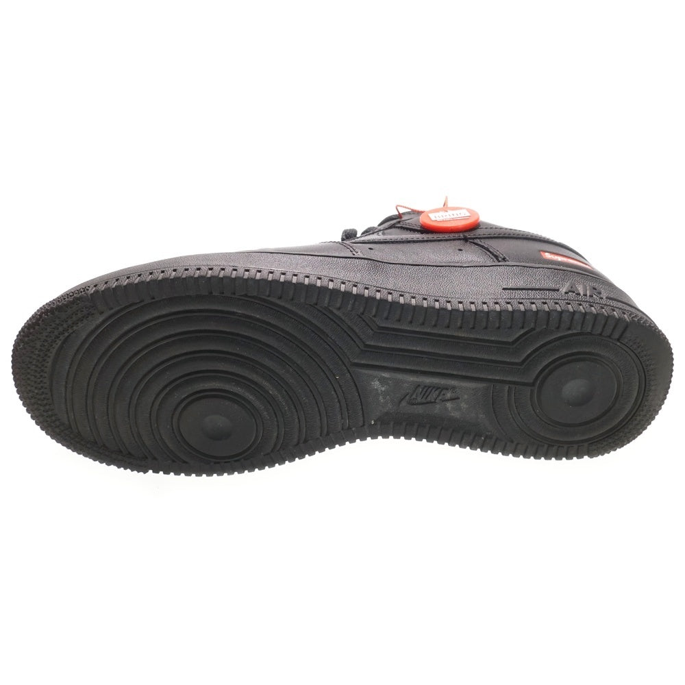 SUPREME(シュプリーム) AIR FORCE 1 LOW エアフォース1 ローカットスニーカー ブラック US9/27cm CU9225-001