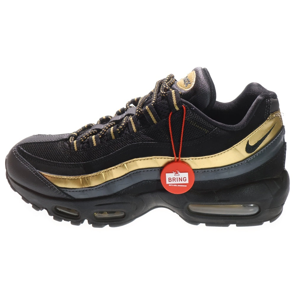 NIKE(ナイキ) Air Max 95 Black/Metallic Gold ローカットスニーカー 538416-007 ブラック/ゴールド