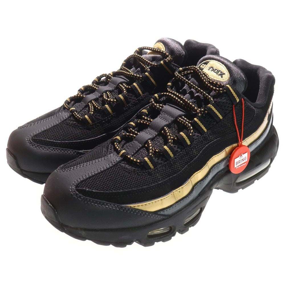 NIKE(ナイキ) Air Max 95 Black/Metallic Gold ローカットスニーカー 538416-007 ブラック/ゴールド