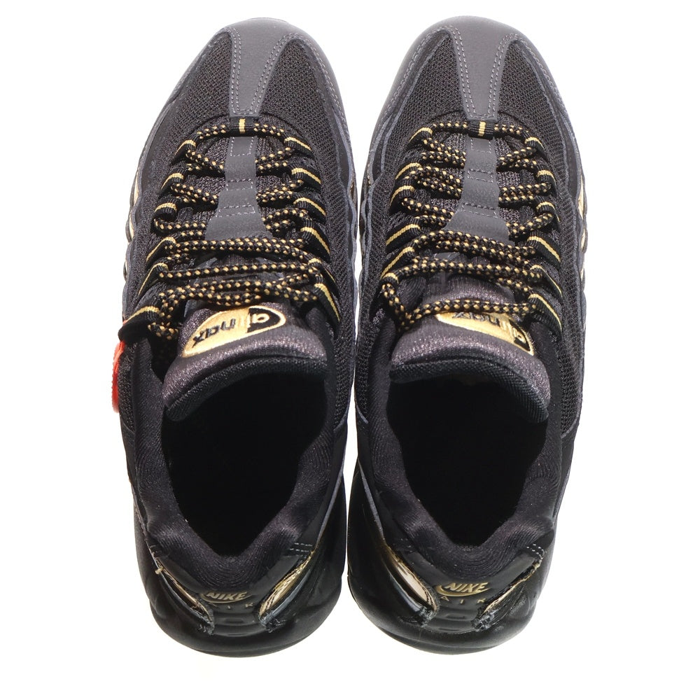 NIKE(ナイキ) Air Max 95 Black/Metallic Gold ローカットスニーカー 538416-007 ブラック/ゴールド