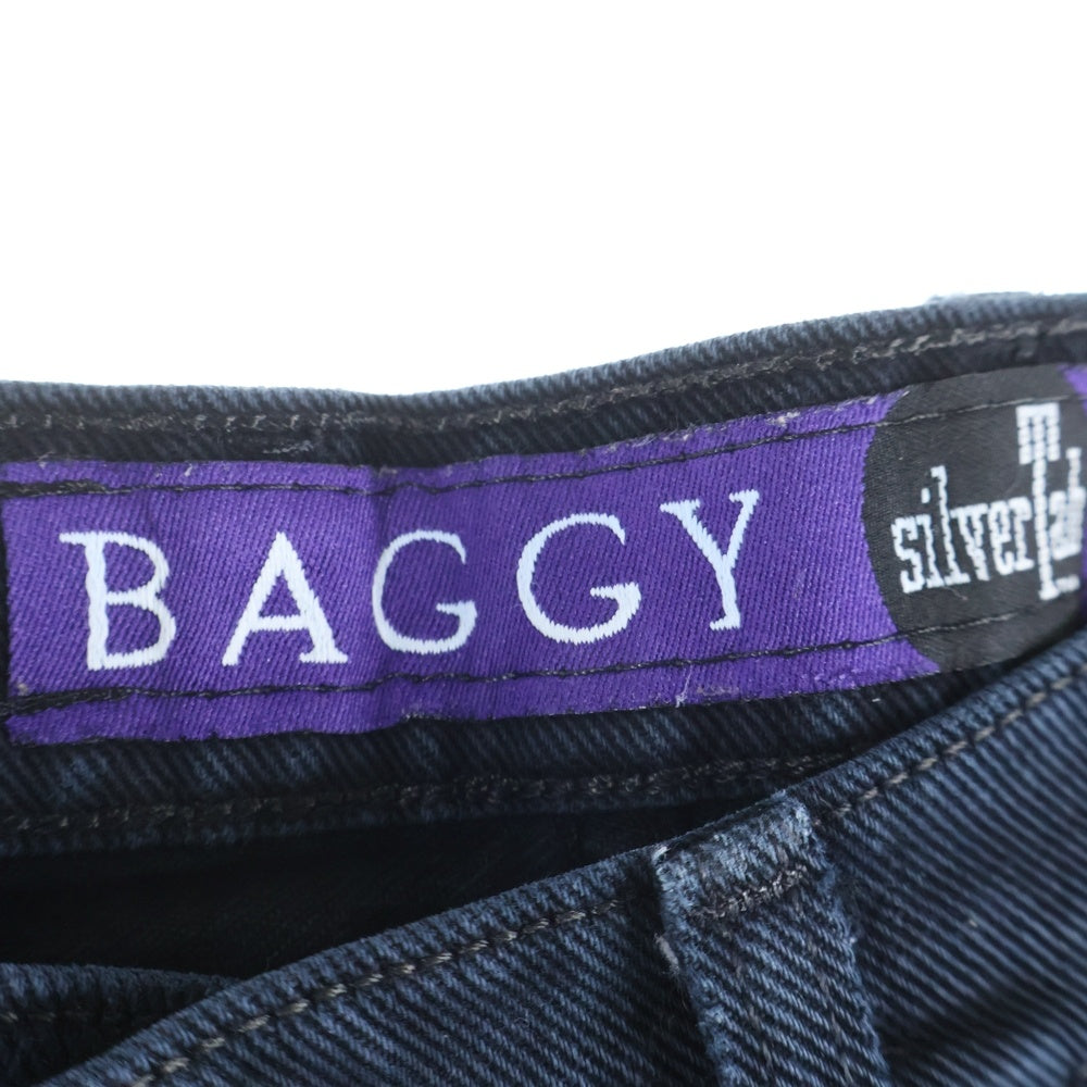 Levi's(リーバイス) 90s Silver Tab シルバータブ BAGGY 後染め ワンタック ワイドデニムパンツ ブラック