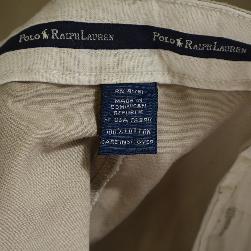 POLO RALPH LAUREN(ポロラルフローレン) 90s Polo Chico ポロチノ ドミニカ製 ツータック チノパンツ W38 L32