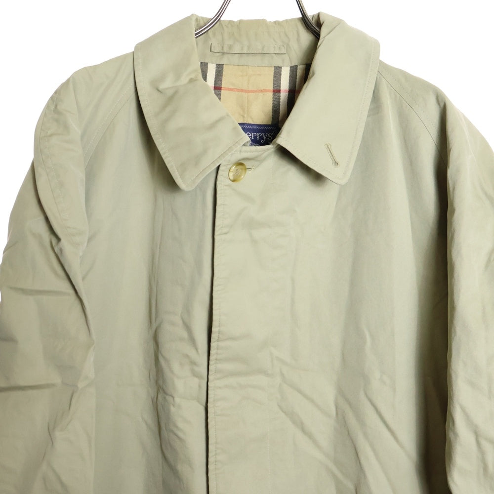 BURBERRYS(バーバリーズ) 70s 裏地ノバチェック コットン ステンカラーコート ベージュ