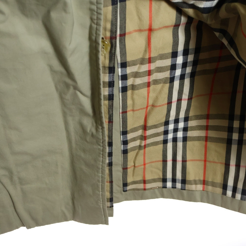 BURBERRYS(バーバリーズ) 70s 裏地ノバチェック コットン ステンカラーコート ベージュ