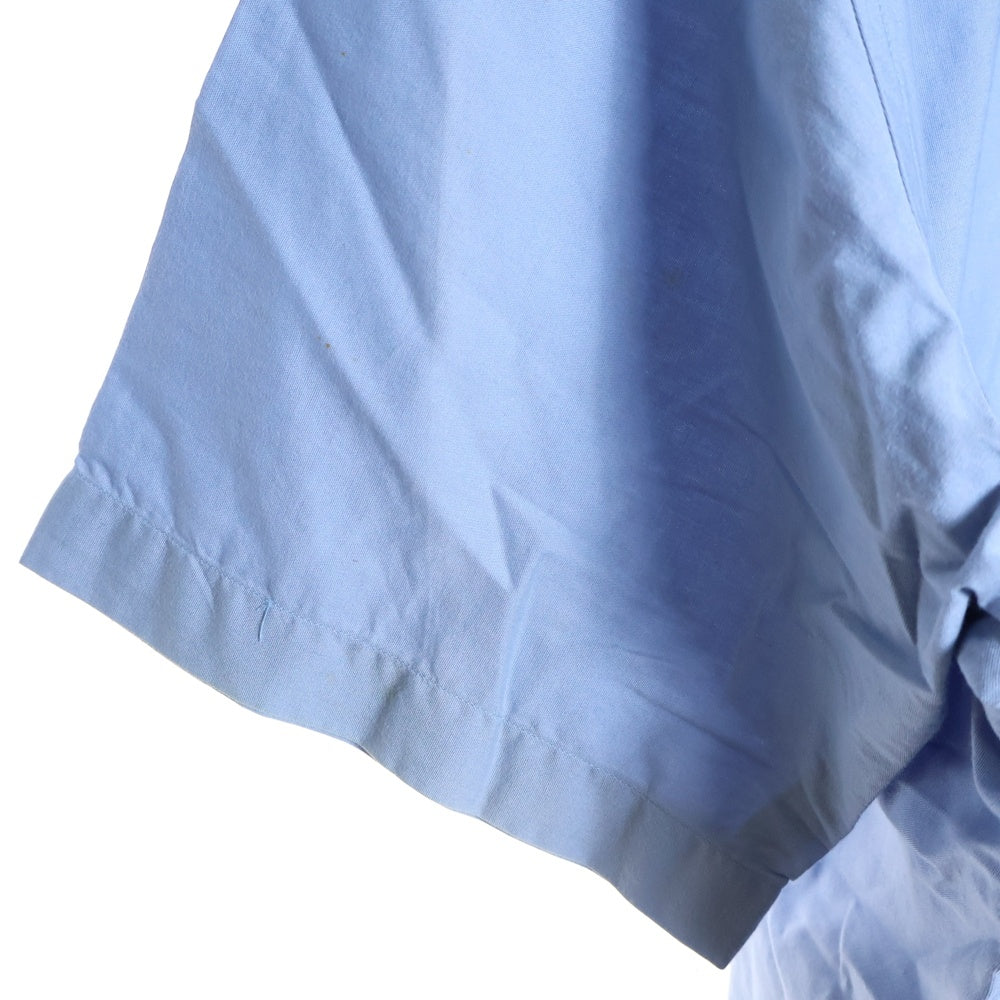 STUSSY(ステューシー) 90s 紺タグ オールド パームツリー 開襟 半袖 オープンカラーシャツ ブルー