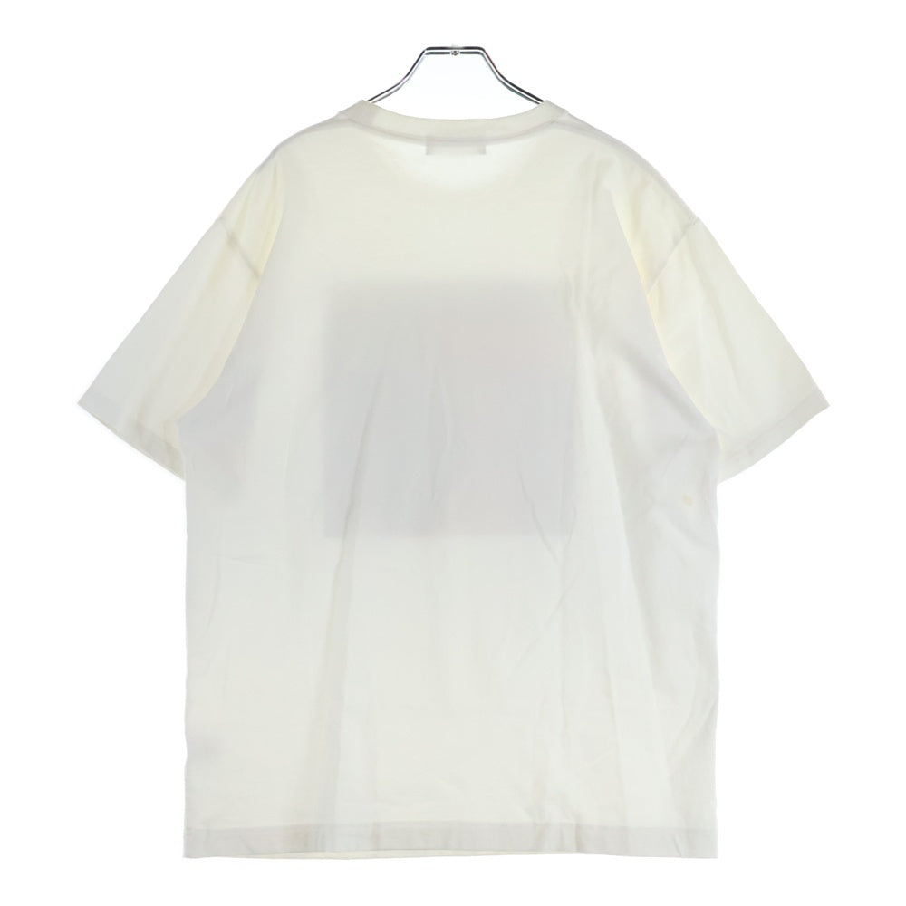 GOD SELECTION XXX(ゴッドセレクショントリプルエックス) 21SS Area XXX BOX LOGO スーピマコットン クルーネックTシャツ ホワイト