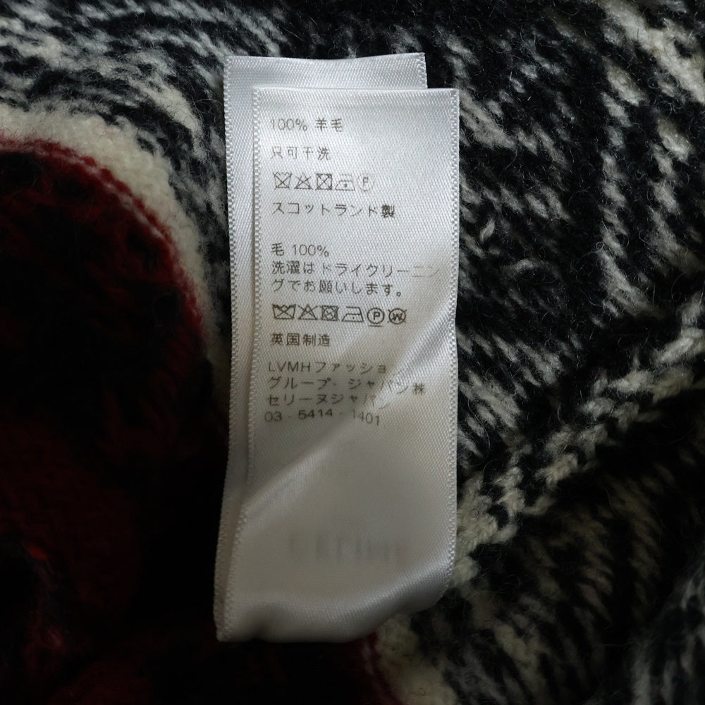 CELINE(セリーヌ) 21SS THE DANCING KID 総柄ウールジャガードルーズニットカーディガン マルチカラー 2A08L715M