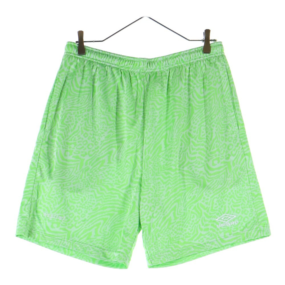 SUPREME(シュプリーム) ×UMBRO 23SS Jacquard Animal Print Soccer Short ジャカード アニマル プリント サッカー ハーフパンツ ショーツ グリーン